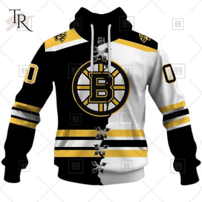 Custom Name And Number NHL Boston Bruins Mix Jersey 2023 Tshirt