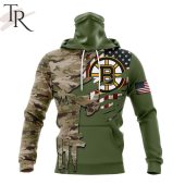 Custom Name And Number Nhl Boston Bruins Special Camo Skull Design Hoodie 4 Mzlxb.jpg - demo10