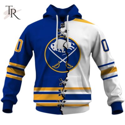 Custom Name And Number NHL Buffalo Sabres Mix Jersey 2023 Tshirt