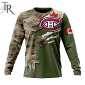 Custom Name And Number Nhl Montreal Canadiens Special Camo Skull Design Hoodie 6 Xeret.jpg - demo10