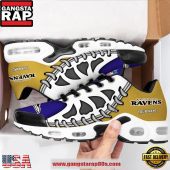 NFL Baltimore Ravens Unique Design 2026 Custom Air Max Plus Shoes Running Sneakers