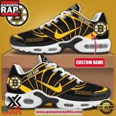 Boston Bruins NHL New 2026 Version Custom Air Max Plus Shoes Running Sneakers