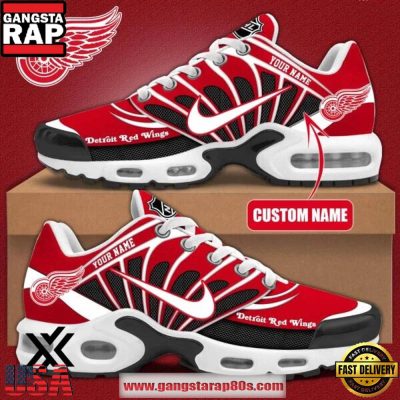 Detroit Red Wings NHL New 2026 Version Custom Air Max Plus Shoes Running Sneakers
