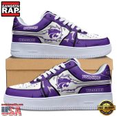 NCAA Custom Name Kansas State Wildcats Air Force 1 Running Sneakers Shoes