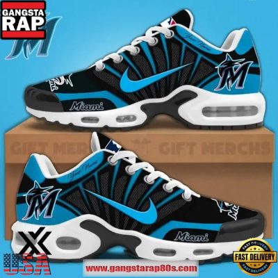 MLB Miami Marlins Unique Sports Design Custom Air Max Plus Shoes Running Sneakers