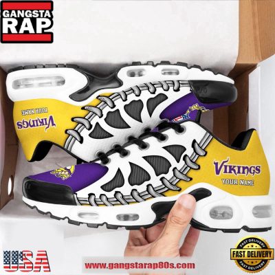 NFL Minnesota Vikings Unique Design Custom Air Max Plus Shoes Running Sneakers