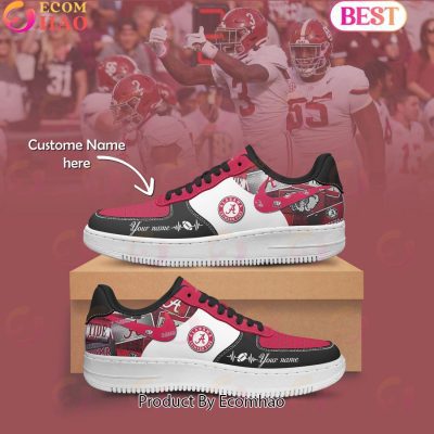 Custom Name NCAA Alabama Crimson Special Design Air Force 1