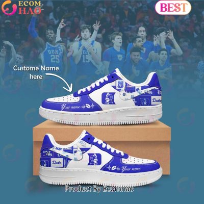 Custom Name NCAA Duke Blue Devils Special Design Air Force 1