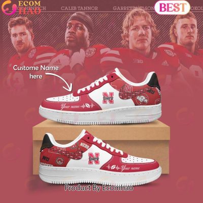 Custom Name NCAA Nebraska Cornhuskers Special Design Air Force 1