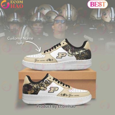 Custom Name NCAA Purdue Boilermakers Special Design Air Force 1