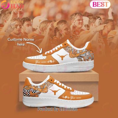 Custom Name NCAA Texas Longhorns Special Design Air Force 1