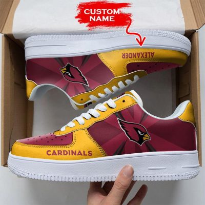 NFL Custom Name Arizona Cardinals Custom Super Bowl Air Force 1 Shoes Sneakers For Fans