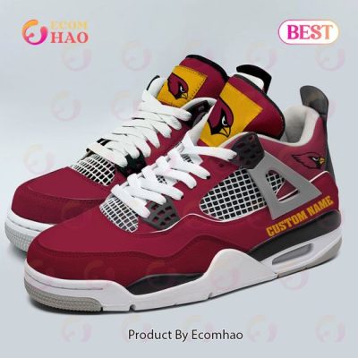Custom Name NFL Arizona Cardinals Personalized Air Jordan 4 Shoes, Sneaker