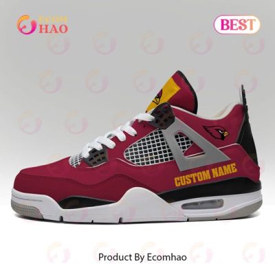 Custom Name NFL Arizona Cardinals Personalized Air Jordan 4 Shoes, Sneaker