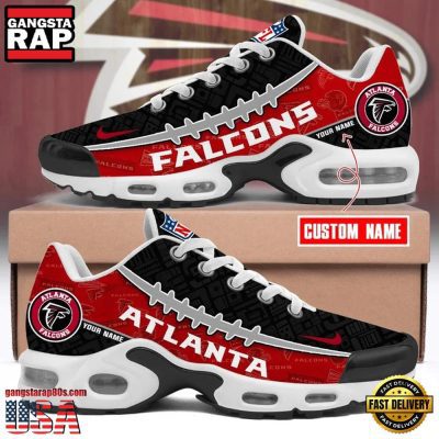 NFL Custom Name Atlanta Falcons Air Max Plus Running Shoes
