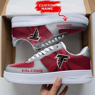 NFL Custom Name Atlanta Falcons Custom Super Bowl Air Force 1 Shoes Sneakers For Fans