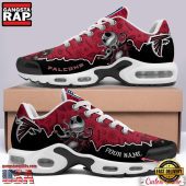 NFL Custom Name Atlanta Falcons Jack Skellington Air Max Plus Shoes - Running Sneakers