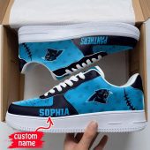 NFL Custom Name Carolina Panthers Air Force 1