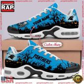 Custom Name NFL Carolina Panthers Air Max Plus Shoes Running Sneakers