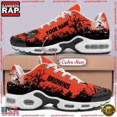 Custom Name NFL Cleveland Browns Air Max Plus Shoes Running Sneakers