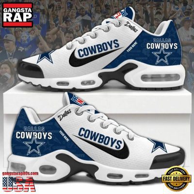 NFL Custom Name Dallas Cowboys Air Max Plus Running Shoes