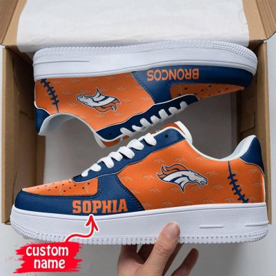 NFL Custom Name Denver Broncos Air Force 1