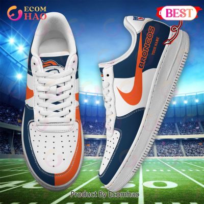 Custom Name NFL Denver Broncos Personalized Air Force 1 Shoes, AF Sneakers