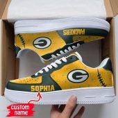 NFL Custom Name Green Bay Packers Air Force 1