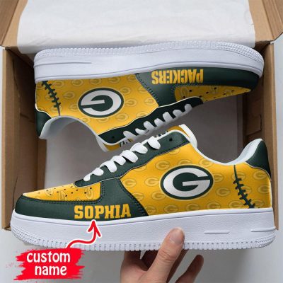 NFL Custom Name Green Bay Packers Air Force 1