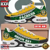 NFL Custom Name Green Bay Packers Air Max Plus Running Shoes