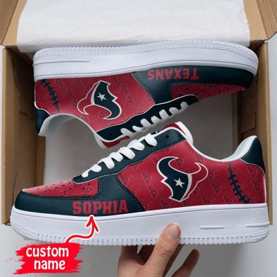 NFL Custom Name Houston Texans Air Force 1
