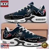 NFL Custom Name Houston Texans Jack Skellington Air Max Plus Shoes - Running Sneakers