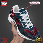 Custom Name NFL Houston Texans Skull Air Max Plus Running Shoes For Men Women