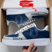 NFL Custom Name Indianapolis Colts Custom Super Bowl Air Force 1 Shoes Sneakers For Fans