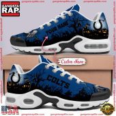 Custom Name NFL Indianapolis Colts Air Max Plus Shoes Running Sneakers