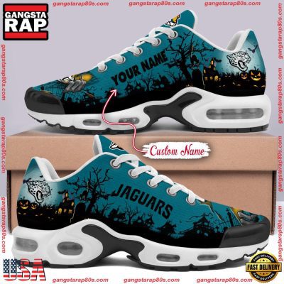 Custom Name NFL Jacksonville Jaguars Air Max Plus Shoes Running Sneakers
