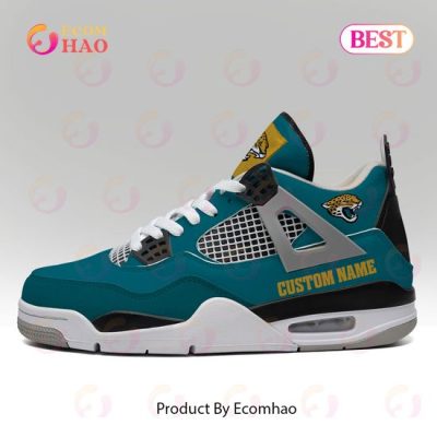 Custom Name NFL Jacksonville Jaguars Personalized Air Jordan 4 Shoes, Sneaker