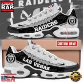 NFL Custom Name Las Vegas Raiders Air Max Plus Running Shoes