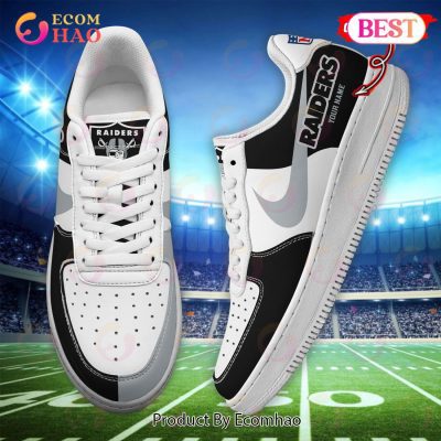 Custom Name NFL Las Vegas Raiders Personalized Air Force 1 Shoes, AF Sneakers