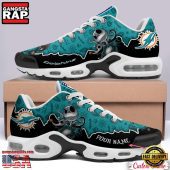 NFL Custom Name Miami Dolphins Jack Skellington Air Max Plus Shoes - Running Sneakers
