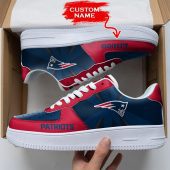 NFL Custom Name New England Patriots Custom Super Bowl Air Force 1 Shoes Sneakers For Fans