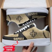 NFL Custom Name New Orleans Saints Air Force 1