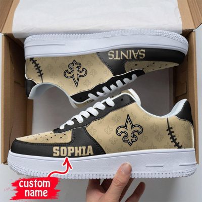 NFL Custom Name New Orleans Saints Air Force 1