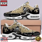 NFL Custom Name New Orleans Saints Jack Skellington Air Max Plus Shoes - Running Sneakers