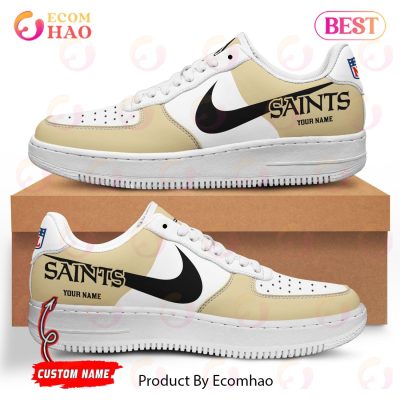 Custom Name NFL New Orleans Saints Personalized Air Force 1 Shoes, AF Sneakers