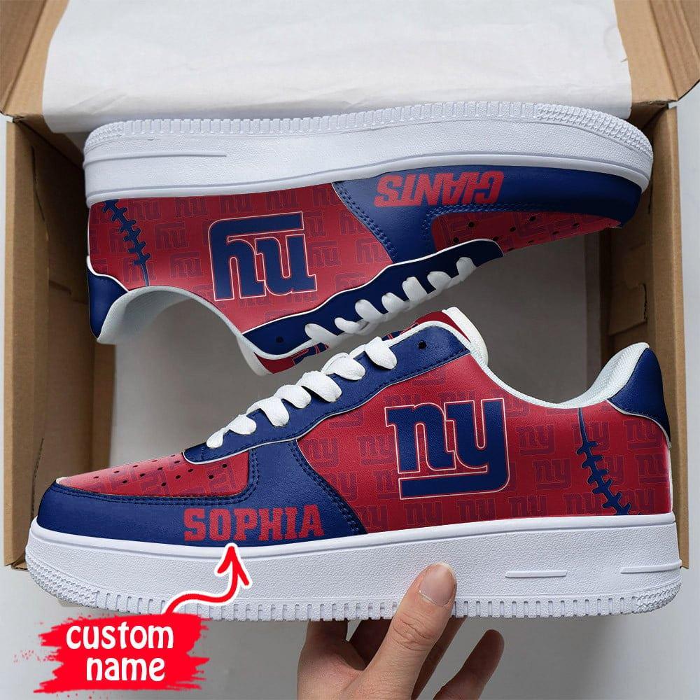 NFL Custom Name New York Giants Air Force 1 NFL Custom Name New York Giants Air Force 1