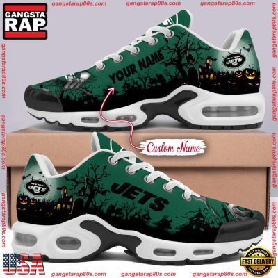 Custom Name NFL New York Jets Air Max Plus Shoes Running Sneakers