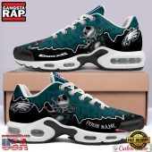 NFL Custom Name Philadelphia Eagles Jack Skellington Air Max Plus Shoes - Running Sneakers