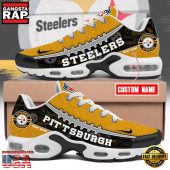 NFL Custom Name Pittsburgh Steelers Air Max Plus Running Shoes