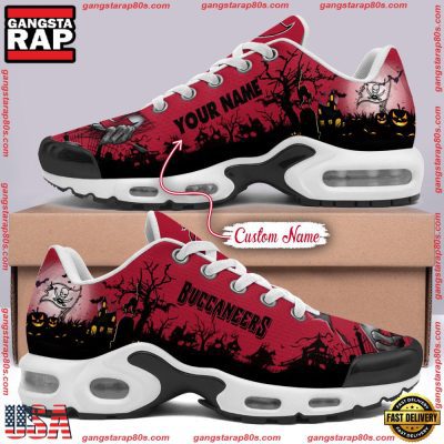 Custom Name NFL Tampa Bay Buccaneers Air Max Plus Shoes Running Sneakers